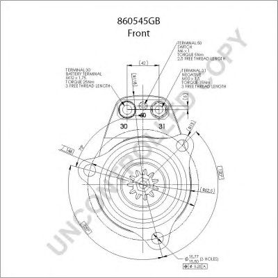PRESTOLITE ELECTRIC 860545gb -  Стартер